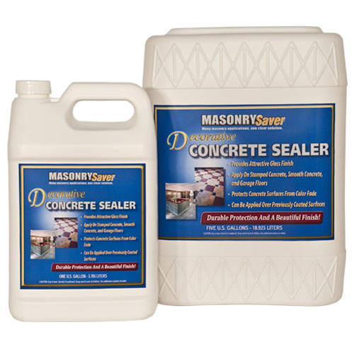 MasonrySaver Decorative Concrete Sealer 5 Gallon