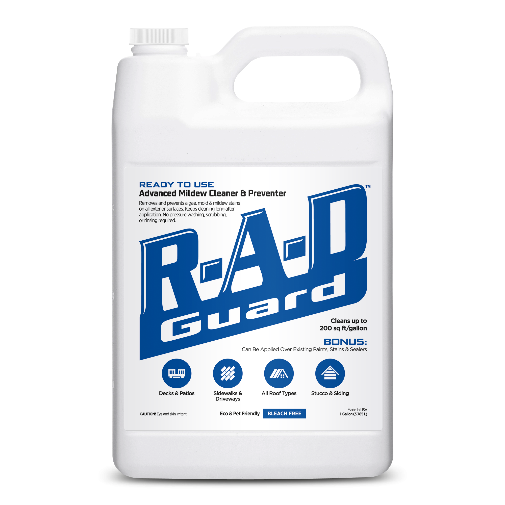 RAD Guard Mildew Cleaner & Preventer 1 Gallon